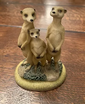 £14.95 • Buy Meerkats Resin Ornament Produced By Purple Parrot (hk) Ltd