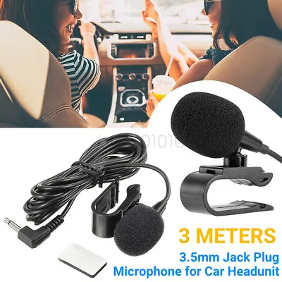 Pioneer In Car Cd Dvd Microphone Hands Free Stereo Mic 3.5mm Interface • £5.59