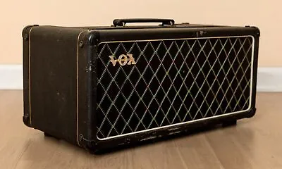 1965 Vox AC50/4 Mk II Big Box Vintage Tube Amp Head Gray Panel JMI UK AC50 • $2699.99