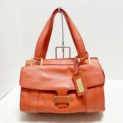 Auth MORABITO - Red Leather Handbag • $121