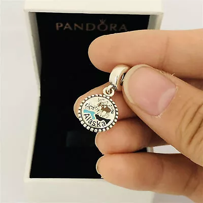 Pandora Alaska Exclusive Moose Travel Dangle Charm Pendant • $45