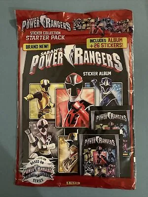 £4.99 • Buy Panini Saban’s Power Rangers Starter Pack Album Plus 26 Stickers
