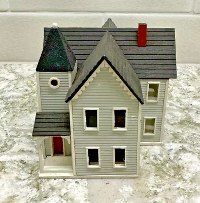 Vintage Hand Made G&M Gudgel Miniature Gray Grey House 1983 Signed #248 • $99.99