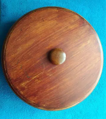 £10 • Buy Vintage Wooden Lazy Susan With China Dishes