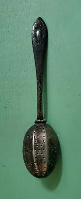 Vintage Williams Silverplated Tea Strainer Ball Spoon Loose Leaf Infuser • $19.99