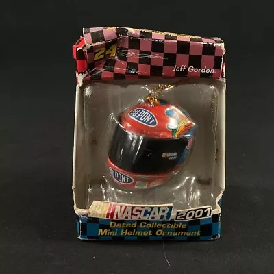 Mini Helmet Ornament 2001 NASCAR Jeff Gordon Dupont #24 MIB • $5.99