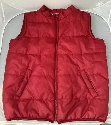 Universal Back To The Future Marty McFly Red Puffer Vest Large • $41.99