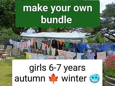 £3.49 • Buy 6-7 Years Girls Dress Top Jumper Outfit Sweatshirt Autumn Winter Make A Bundle