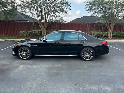 Set Of 4 20  Black Chrome Mercedes Benz AMG Wheel Rim S500 S550 S560 E350 E400 • $1549