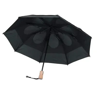 Gustbuster Metro LTD Limited Wood Handle Umbrella Black Automatic Open / Close • $44.95