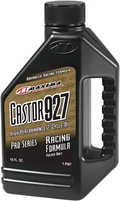 Maxima 23916 Castor 927 2-Stroke Racing Premix Oil - 16 Ounces • $26.99