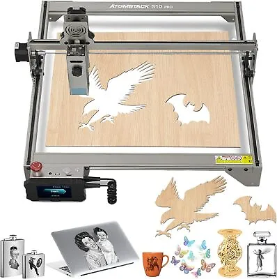 ATOMSTACK S10 Pro 10W Laser Engraver Cutter Machine With Eye Protection P9L1 • $393.99