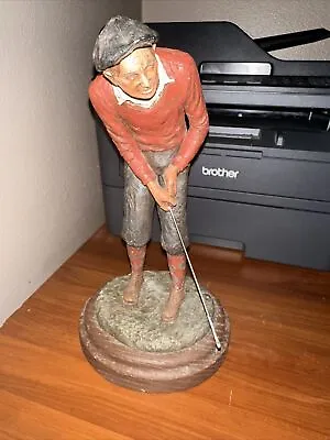 Vintage Michael Garman Sculpture Golfer Putting 1985 • $49.99
