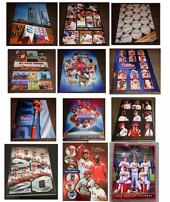 Phillies Yearbook 2011-2012-2013-2014-2015-2016-2017-2018-2019-2020-2021-2022 • $14.99