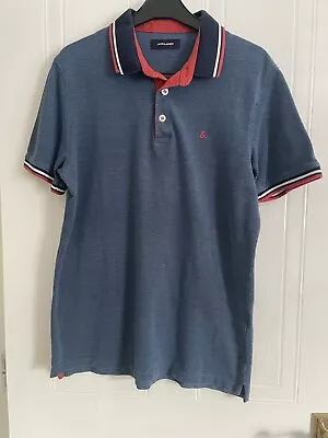 Jack And Jones Mens Polo Shirt Size Large • £2.99