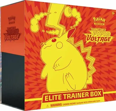 $53.91 • Buy Pokemon TCG Vivid Voltage Elite Trainer Box Factory Sealed 8 Booster Packs