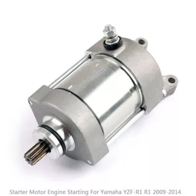 Engine Starting Starter Motorcycle Durable Fit For Yamaha YZF R1 R1 2009-2014 • $122.65