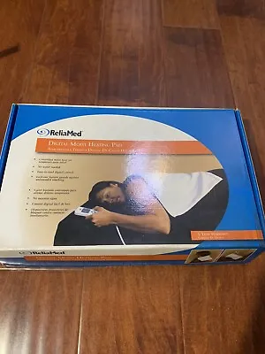 Vintage DIGITAL MOIST HEATING PAD - ReliaMed ZHP1414 - 14”x14” • $39.98