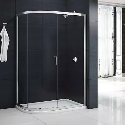 Merlyn Mbox 1-Door Offset Quadrant Shower Enclosure 1200mm X 800mm - 6mm Glass • £384.95