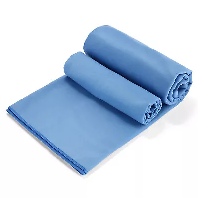 Microfibre Towel Compact Super Absorbent Travel Sports GYM Beach Camping Swimmin • £7.99