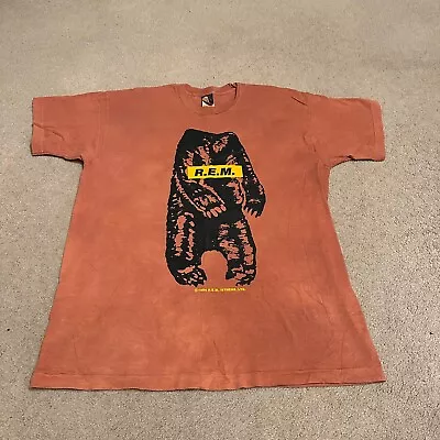 R.E.M. - ORIGINAL Vintage Monster Band Two Sided T-Shirt - XL - 1994 • $105