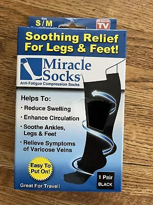 Miricle Socks Black S/m Unisex Graduated Compression Socks95%nylon5%spandex • $5