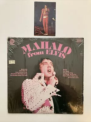 2 Lot 1978 ELVIS PRESLEY “MAHALO From Elvis” LP Pickwick ACL-7064 And A Postcard • $11.99