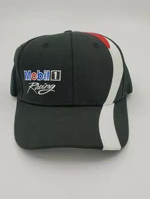 Mobil 1 Hat Cap Logo Baseball Nascar Racing Strap Back Adjustable Black • $14.05