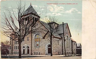 Massillon Ohio 1917 Postcard Presbyterian Church  • $5.89