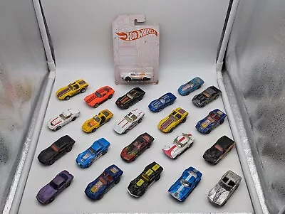 (22) CHEVROLET CORVETTES! Vintage Hot Wheels Matchbox Superfast T-Top Vette 1979 • $69.99