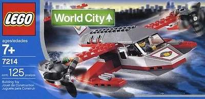 $139 • Buy Lego Town World City 7214 Waterplane  NEW SEALED Harbor Aircraft