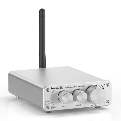 Fosi Audio BT10A-S Bluetooth Stereo Amplifier Receiver Class D HiFi Integrated • $39.99