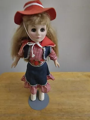 Vintage Effanbee International Doll 11   1976 USA #1101 With Hat Boots Stand • $3.49