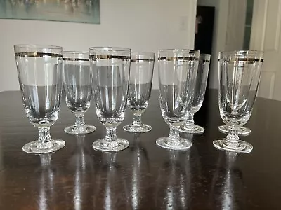 Vintage Fostoria Reflection Parfait Glasses 5 5/8 In SET OF 8 • $98.99