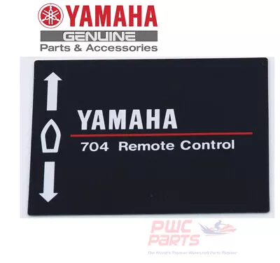 YAMAHA OEM Housing Cover DECAL (Single) For 704-48215-00-00 • $28.95