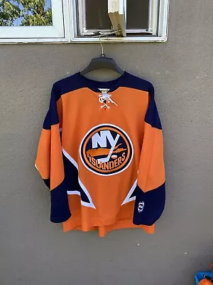 Vintage Koho New York Islanders Authentic NHL Official Jersey Size XL Orange • $70
