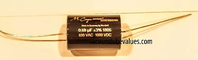 Mundorf MCap Supreme Silver Gold Oil Capacitor 0.68uf 0.68 .68 Uf 1000VDC • $55.95