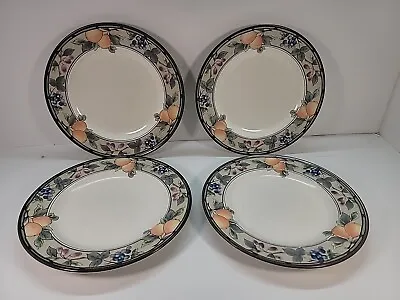 Beautiful Set Of 4 Mikasa Intaglio Garden Harvest Salad Plates • $33.97