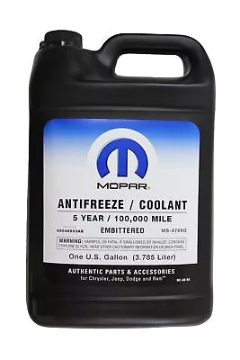 Genuine Mopar Fluid 68048953AB Antifreeze/Coolant - 1 Gallon Bottle  Black • $29.49