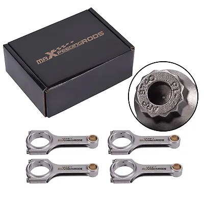 Forged H-Beam Connecting Rods ARP Bolts For Honda Acura B18A B B20B B20Z 137mm • $335.57