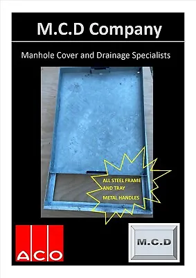 Manhole Cover Shallow Recessed  300x300 450x450  600x450  600x600 - NO PLASTIC ! • £50.93