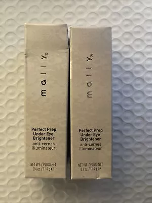 Lot Of 2 NEW Mally Beauty Perfect Prep Under Eye Brightener In Shade Deeper • $22.22