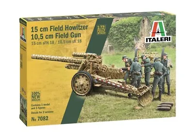 $27.99 • Buy Italeri 1/72 15cm Field Howitzer Plastic Model Kit 7082