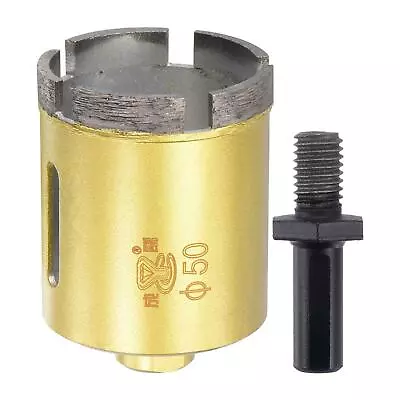 50mm Sintered Diamond Core Drill Bit With M10 Arbor Adapter For Masonry Stone • $17.94