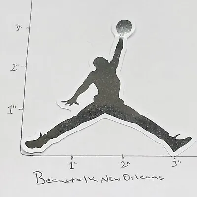 MICHAEL JORDAN Jumping Air Logo Skateboard Laptop Vinyl Sticker • W/Tracking‼ • $2.55