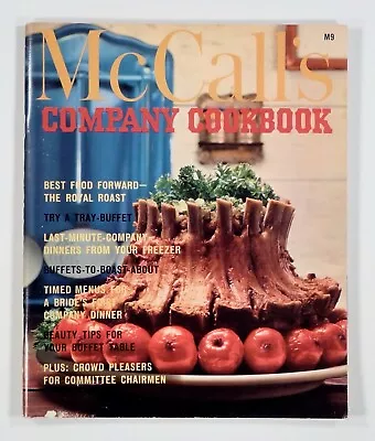 1965 McCall's COMPANY COOKBOOK Mid-century ENTERTAINING Buffets DECORATING {a} • $7.18