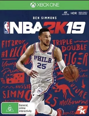 NBA 2K19 - Xbox One [PAL] Complete With Manual & VGC • $7.95