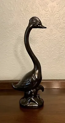Vintage Ceramic Long Neck Bird Figurine Statue Swan Mid Century Modern Art Deco • $17.99