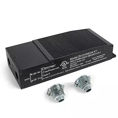 EMITEVER 60W Dimmable LED DriverAC120V To DC24V Power Supply Class 2 LED...  • $87.28
