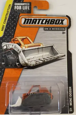 Matchbox Construction - On A Mission- Mini Dozer • $13.49